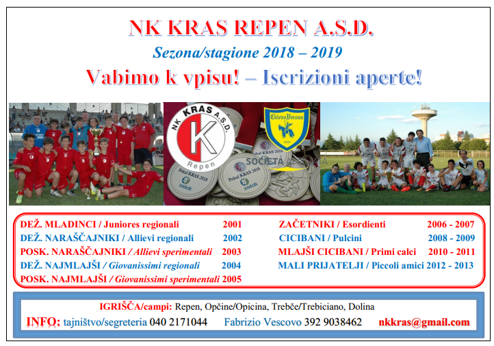 SODELOVANJE-AFFILIAZIONE KRAS REPEN-CHIEVOVERONA